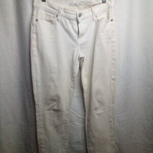 7 For All Mankind Jeans 27 Slim Straight White